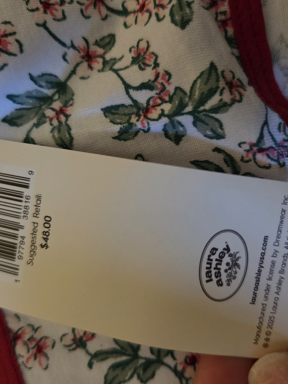 Four Pack Laura Ashley Cotton Underwear with Branded Trim - Picture 3 of 7
